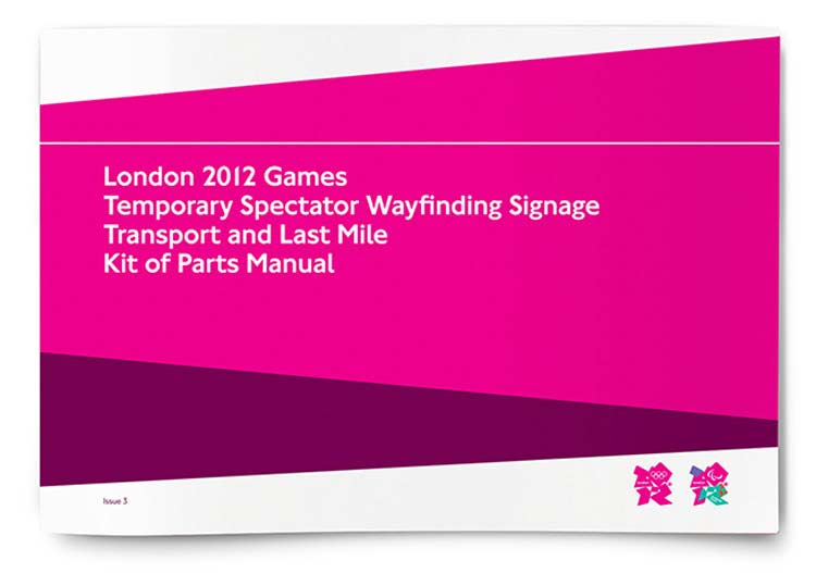 طراحی مسیریاب المپیک 2012 لندن wayfinding and signage