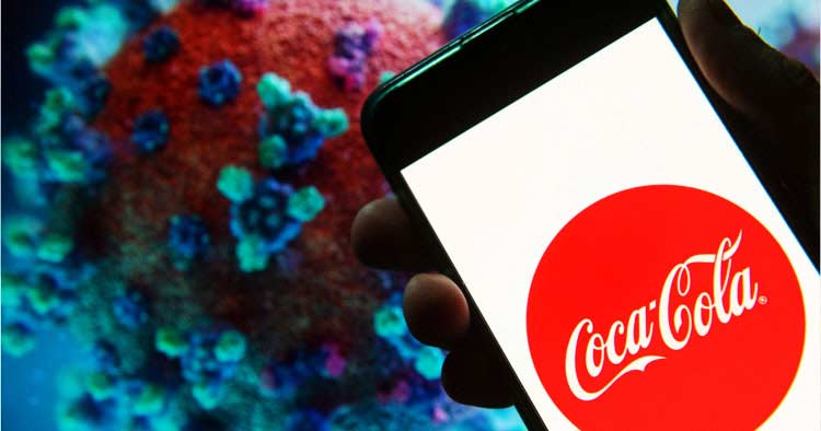  لوگو - آرم - تغییر لوگو Coca-Cola برای اهمیت مبارزه با ویروس کورونا 