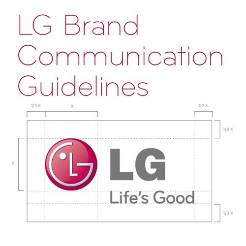 نقش طراحی هویت بصری در برند سازی چیست؟ LG corporate identity design guideline